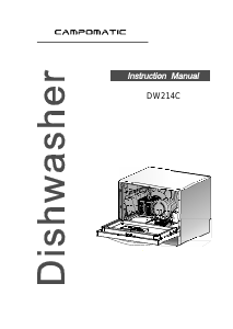 Manual Campomatic DW214C Dishwasher