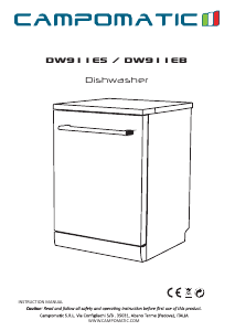 Manual Campomatic DW911EB Dishwasher