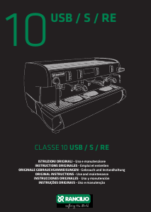 Manual Rancilio Classe 10 Máquina de café