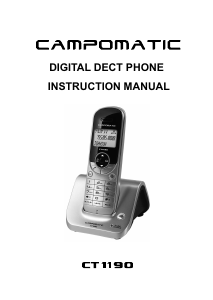 Manual Campomatic CT1190 Wireless Phone