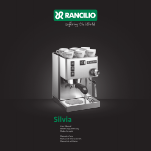 Manual Rancilio Silvia Máquina de café