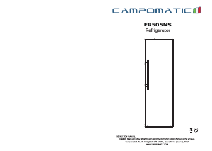 Handleiding Campomatic FR505NS Koelkast