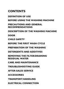 Manual Bauknecht Prestige Steam Washing Machine