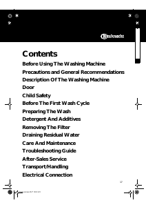 Manual Bauknecht WAK 5752 Washing Machine