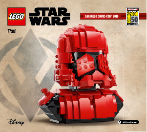 Handleiding Lego set 77901 Star Wars Sith trooper