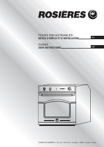 Manual Rosières RFT 5577 BAV Oven