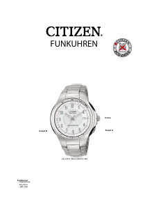 Bedienungsanleitung Citizen A413 Calibre Uhrwerk