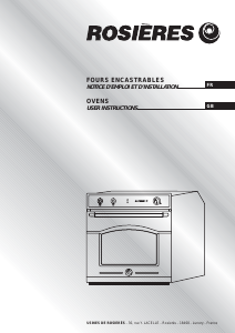 Manual Rosières RFT 5567 AV Oven