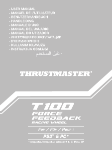 Manual Thrustmaster T100 Force Feedback Game Controller