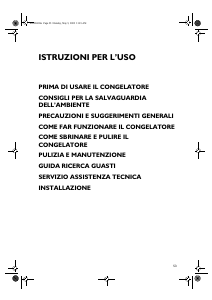 Manuale Whirlpool AFG 3150 Congelatore