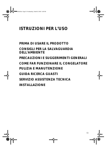 Manuale Whirlpool AFG 8310 NF UP FR Congelatore