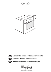 Manual Whirlpool AKZ 541 IX Oven