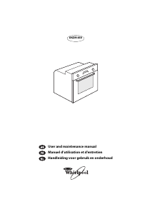Manual Whirlpool AKZM 830/IX Oven