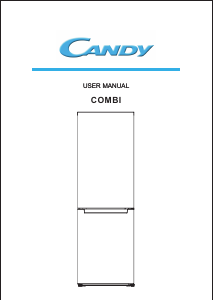 Manual Candy CSSM 6182WH Fridge-Freezer
