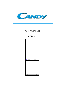 Manual de uso Candy CMCN 5172 W Frigorífico combinado