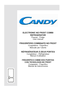 Manual de uso Candy CVBN 6204 W Frigorífico combinado