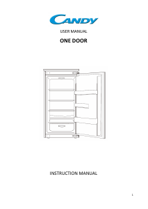 Manual Candy CIO 200 E Refrigerator