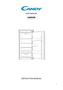 Manual Candy CIL 200 E Refrigerator