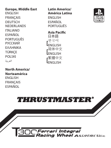 Instrukcja Thrustmaster T300 Ferrari Kontroler gier