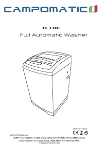 Handleiding Campomatic TL10E Wasmachine