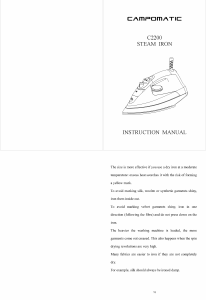 Manual Campomatic C2200 Iron