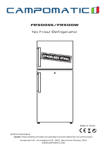 Bruksanvisning Campomatic FR500SS Kyl-frys