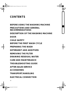 Manual Bauknecht WAD Symphony 1460 Washing Machine