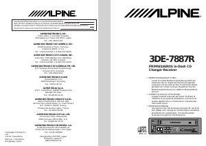 Manuale Alpine 3DE-7887R Autoradio