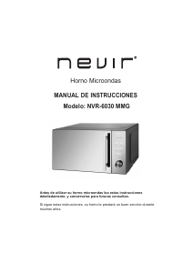 Manual Nevir NVR-6030 MMG Micro-onda