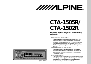 Bedienungsanleitung Alpine CTA-1502R Autoradio