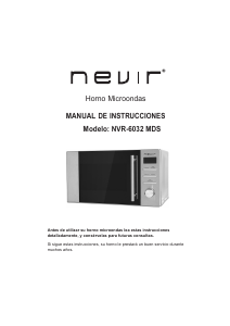 Manual Nevir NVR-6032 M Micro-onda