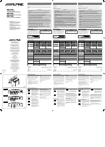 Mode d’emploi Alpine MRP-F200 Amplificateur de voiture