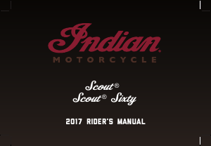 Bedienungsanleitung Indian Scout Sixty (2017) Motorrad