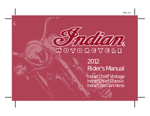 Handleiding Indian Chief Classic (2012) Motor