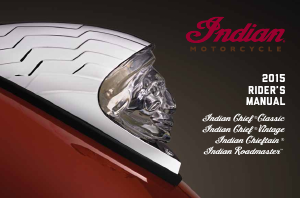 Handleiding Indian Roadmaster (2015) Motor
