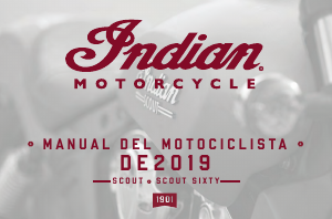 Manual de uso Indian Scout (2019) Motocicleta