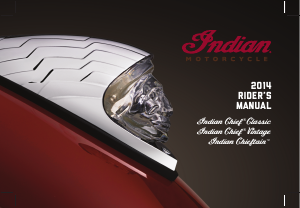 Handleiding Indian Chief Vintage (2014) Motor