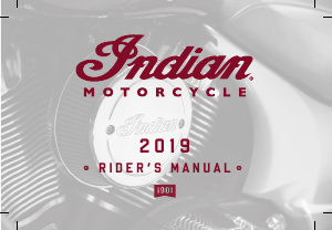 Handleiding Indian Chieftain Limited (2019) Motor