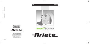 Руководство Ariete 2732 Eco Power Пылесос