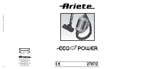 Εγχειρίδιο Ariete 2797 Greenforce Ηλεκτρική σκούπα