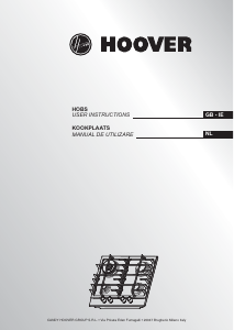 Handleiding Hoover HHG6BF4WSX Kookplaat