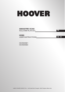 Kullanım kılavuzu Hoover HGV 640 B/1 Ocak
