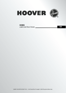 Bruksanvisning Hoover HVC604C Häll