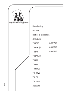 Manual ETNA A037VWRVS Hob