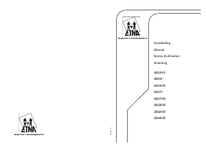 Handleiding ETNA A024VW Kookplaat