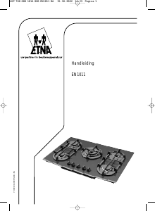 Handleiding ETNA EN1011 Kookplaat