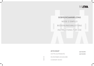 Mode d’emploi ETNA A4515LRVS Hotte aspirante