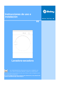 Manual de uso Balay 3TW64560A Lavasecadora