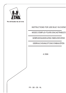 Handleiding ETNA A3566FRC Oven