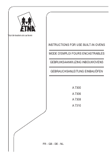 Handleiding ETNA A7300 Oven